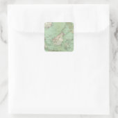 Indonesië, Maleisië Vierkante Sticker (Tas)
