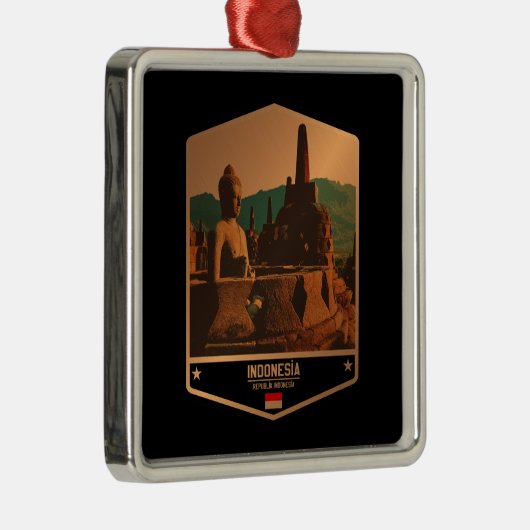 Indonesië Metalen Ornament (Rechts)