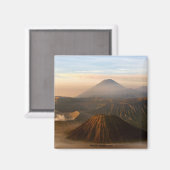 INDONESIË: Mount Bromo, Java Magneet (Voorkant / Achterkant)