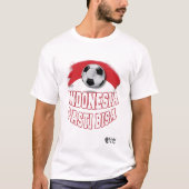 Indonesië Pasti Bisa versie 2 wit T-shirt (Voorkant)