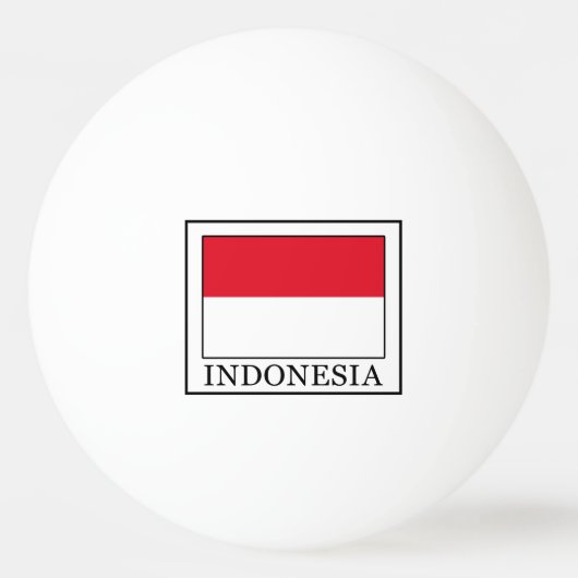 Indonesië Pingpongbal (Voorkant)