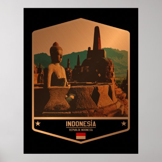 Indonesië Poster (Voorkant)