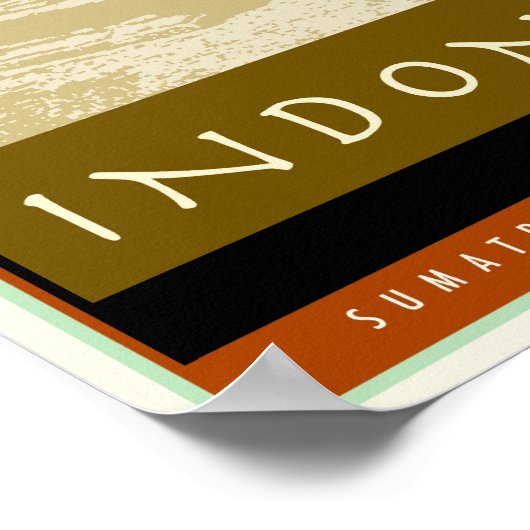 Indonesië Poster (Hoek)