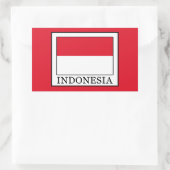 Indonesië Rechthoekige Sticker (Tas)