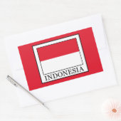 Indonesië Rechthoekige Sticker (Envelop)