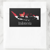 Indonesië Rechthoekige Sticker (Tas)
