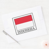 Indonesië Rechthoekige Sticker (Envelop)