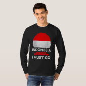 Indonesië Roept Ik Moet Gaan Indonesisch Erfgoed T-shirt (Voorkant volledig)