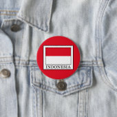 Indonesië Ronde Button 7,6 Cm (In situ)