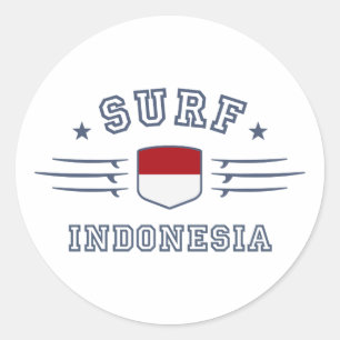Indonesië Ronde Sticker