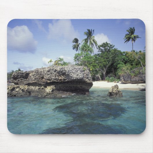 Indonesië. Rotsformaties langs de kust Muismat (Voorkant)