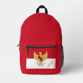 Indonesië, rugzak, Indonesische vlag, Garuda Bedrukte Rugzak (Voorkant)