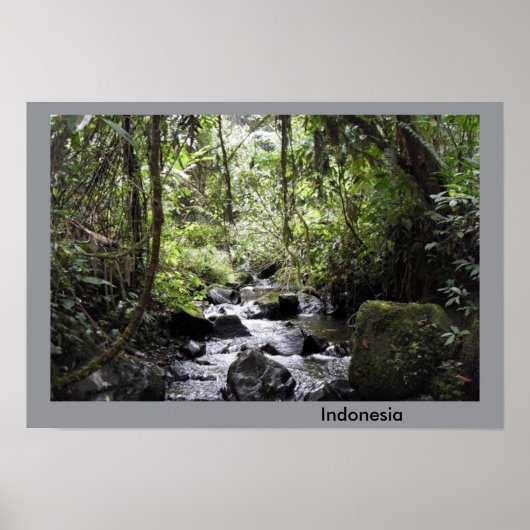 Indonesië Scene Poster (Voorkant)