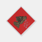 Indonesië Schaduwpop Hohoho Kerst servetten (Hoek)