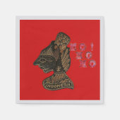 Indonesië Schaduwpop Hohoho Kerst servetten (Voorkant)