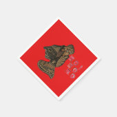 Indonesië Schaduwpop Hohoho Kerst servetten (Hoek)