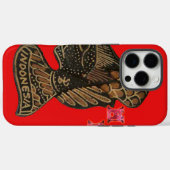 Indonesië Schaduwpop Hohoho Ontwerp Rood Canvas Case-Mate iPhone Case (Achterkant (horizontaal))