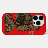 Indonesië Schaduwpop Hohoho Ontwerp Rood Canvas Case-Mate iPhone Case (Achterkant (horizontaal))