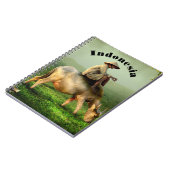 Indonesië Schilderachtig landschap met buffel en b Notitieboek (Linkerzijde)