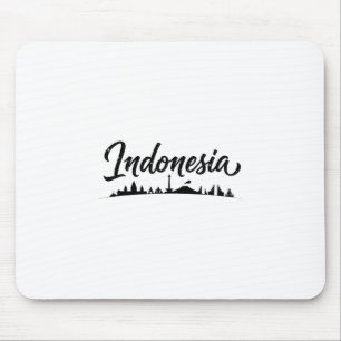 Indonesië Silhouet Reis Vakantie Outfits Muismat