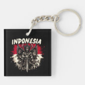 Indonesië sleutelhanger (Achterkant)
