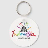 Indonesië Sleutelhanger (Voorkant)