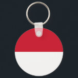 indonesië sleutelhanger<br><div class="desc">De vlag van Indonesië. De nationale vlag van Indonesië, die bekend staat als Sang Saka Merah-Putih ("Het Sacred Red-and-White") of gewoon Merah-Putih ("het Rode-en-Wit") in Indonesië, is gebaseerd op de vlag van het Mallapahit Rijk van de 13de eeuw in Oost-Java. De vlag zelf werd op 17 augustus 1945 tijdens de...</div>