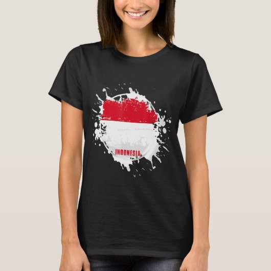 Indonesië Splash T-shirt (Voorkant)