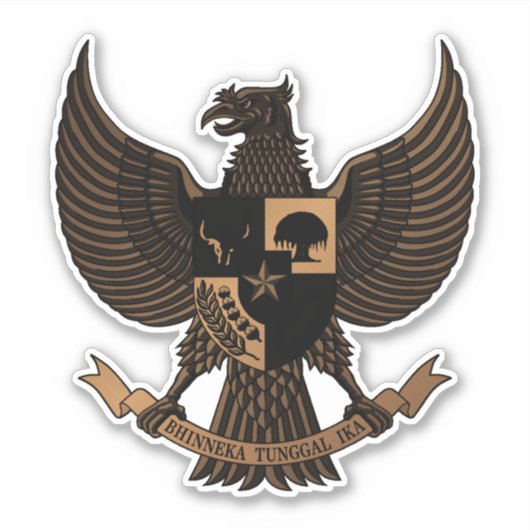 Indonesië Sticker (Voorkant)