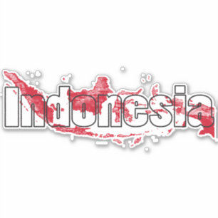 Indonesië Sticker