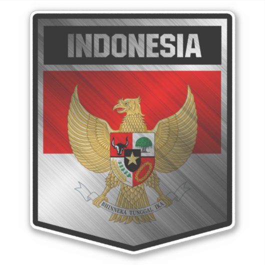 Indonesië Sticker (Voorkant)