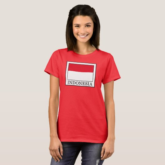 Indonesië T-shirt (Voorkant volledig)