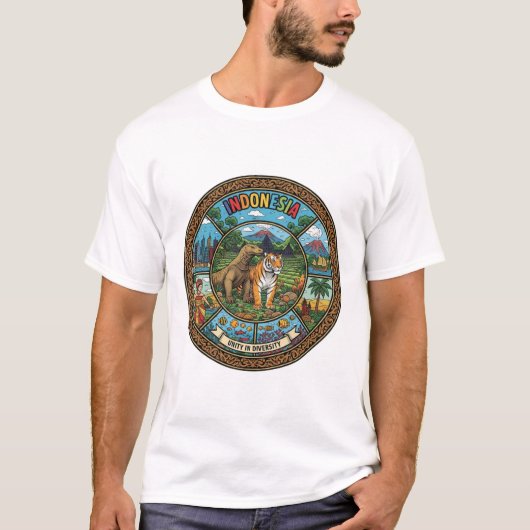 INDONESIË T-SHIRT (Voorkant)