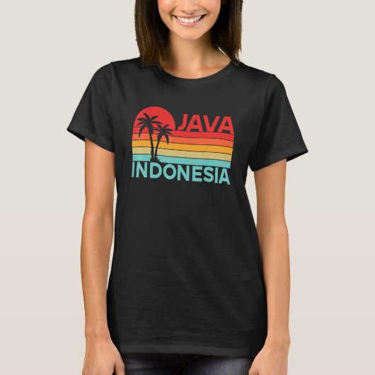  Indonesië Vacation Travel Asia Java T-shirt (Voorkant)