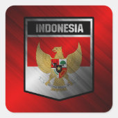 Indonesië Vierkante Sticker (Voorkant)