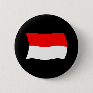 Indonesië Vlag Knop Ronde Button 5,7 Cm