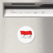 Indonesië Vlag Magneet (Insitu (Vaatwasser))