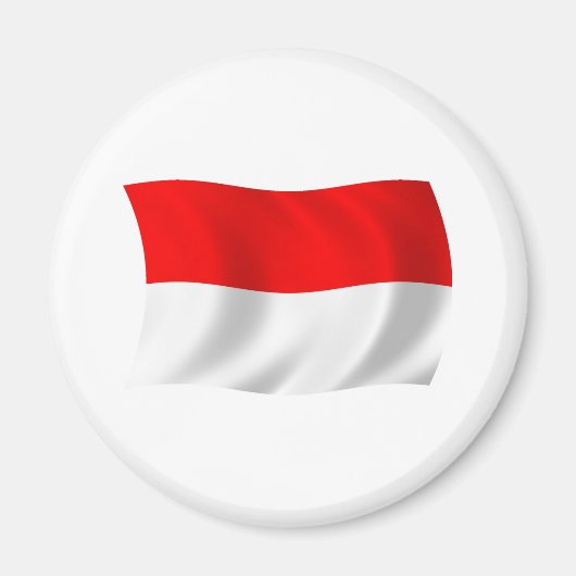 Indonesië Vlag Magneet (Voorkant)