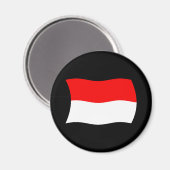 Indonesië Vlag Magneet (Voorkant / Achterkant)