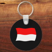 Indonesië Vlag Sleutelhanger (Voorkant)