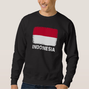 Indonesië Vlag Steun Indonesische mensen vrouwen Trui