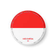 Indonesië Vlagmagneet