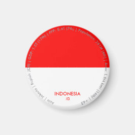 Indonesië Vlagmagneet Magneet