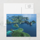 Indonesië, West-Papoea. Ampat van Raja Briefkaart (Voorkant / Achterkant)
