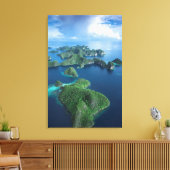 Indonesië, West-Papoea. Ampat van Raja Canvas Afdruk (Insitu (Woonkamer))