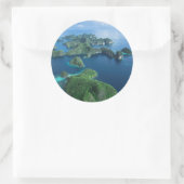 Indonesië, West-Papoea. Ampat van Raja Ronde Sticker (Tas)