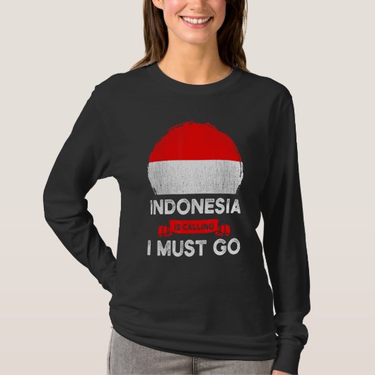 Indonesië zegt dat ik het Indonesische erfgoed moe T-shirt (Voorkant)
