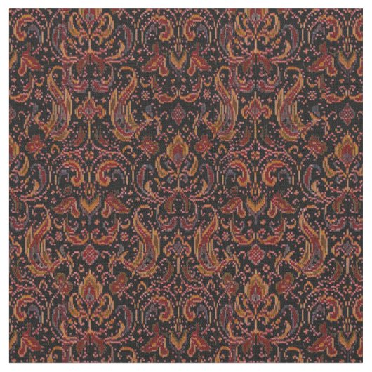  Indonesisch Bangka Tribal Ikat Pattern Stof (Close Up)