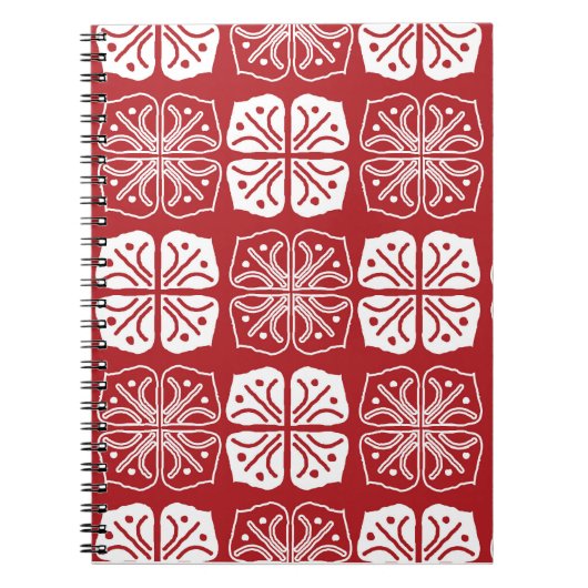 Indonesisch Batik Kawung Gurda Design Notitieboek (Voorkant)