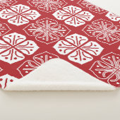 Indonesisch Batik Kawung Gurda Design Sherpa Deken (3/4)